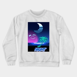 Retro Night Crewneck Sweatshirt